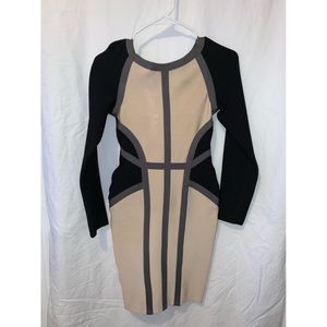 Long sleeve bandage mini